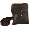 Aeronautica Militare Borsello Uomo Aeronautica Militare in pelle Vintage Moro AM302