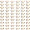 TOAOB THE ONE AND ONLY BABY TOAOB 200 Pezzi Conchiglie per Collane Conchiglie Decorative in Naturale Beige 21 a 23 mm Ovali per Braccialetti Fai da Te Creazione di Gioielli Orecchini Casa