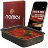 NAMAI Teglia Forno Rettangolare 28cm x 40cm x 6,5cm - Lasagnera Antiaderente - Adatta Per la Lavastoviglie- Alluminio - Teglie da Forno - Design Effetto Pietra (28cm x 40cm)
