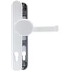 ABUS Maniglia per porta SRG92N W - per porte di casa - con maniglia interna ed esterna - per porte con telaio stretto - bianco