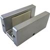 Dorma Glas Muto - Guida a pavimento (porta scorrevole), spessore vetro 8-13,5 mm, regolabile, in alluminio anodizzato argento