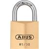 ABUS Lucchetto in ottone 85/30 - per porte di cantine, capannoni e molto altro ancora - resistente alle intemperie - corpo in ottone - grillo in acciaio temprato - livello di sicurezza 5