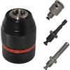SYULCR Mandrino Trapano, Attacco 1.5-13 mm Mandrino Autoserrante, 1/2 - 20 UNF Mandrino per Avvitatore, professionale per la conversione dei carichi pesanti, mandrino per trapano a mano (4)
