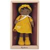 KALOO Tendresse Prima Bambola in Tessuto Naomie Bambola in Chiffon 25 cm Abito Giallo Cofanetto Regalo e Nastro Personalizzabile Dalla Nascita, K200008, 25cm