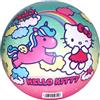 cucuba Pallone di Gomma Da Acqua Volley Pallamano Pallanuoto da Allenamento o Partita Diametro 17 cm (Hello Kitty)