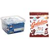 Galatine - Vaschetta di Caramelle Al Latte Incartate Singolarmente, Formato Convenienza, 1000 Grammi & Caramelle al Latte e Cioccolato, Busta di Tavolette al Latte - Sacchetto da 115g