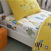 Catherine Lansfield Bugtastic Easy Care - Lenzuolo con angoli, per bambini, colore: Giallo