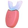 F FINEC Spazzolino Ad Ultrasuoni Automatico, Spazzolini ad Ultrasuoni a 360 ° Spazzolino Elettrico e Kit di Sbiancamento dei Denti, Spazzolino da Denti per Ricarica (Rosa)
