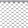 Tenax Rete Protettiva per Balconi, Recinzioni e Cancellate, 0,50 x 5 m, TENAX Exagon Argento
