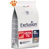 Exclusion Dog Hepatic Adult Medium Large Breed Maiale, Riso e Piselli - Sacco Da 2 kg