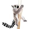 Uni-Toys - Catta, con chiusura in velcro sulle mani - 21 cm (altezza) - scimmia - peluche