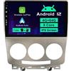 SXAUTO Android 10 Autoradio Compatibile Mazda 5 (2005-2010) - 4G+64G - Built-in Carplay/Android Auto/DSP - LED Camera MIC GRATUITI -Supporto DAB Fast-boot 360-Camera Volante 4G WiFi - 2 Din 9 Pollici
