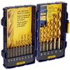 Irwin Tools 4935607 Titanium Coated HSS drill bit set, Pro custodia, pezzi