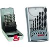 Bosch Professional Set di punte per metallo HSS-G ProBox (per acciaio, Ø 1-10 mm, accessori trapano avvitatore e a colonna) & Professional per legno Brad Point