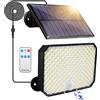 LOTMOS Faretti Solari a Led da Esterno [320 LED/3 Modes] Faro Led