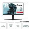 IIYAMA GB2470HSU-B5 - Monitor 24 Pollici Full HD ideale per Gaming - 0.8ms FreeSync Premium - IIYAMA