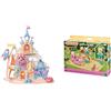 SYLVANIAN FAMILIES Chat,Panda, 5538 - Parco divertimenti per bebè & 5320 - Trenino Choo-Choo