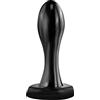 Difemstoy Plug Anale, 12 Cm Carino goccia d'acqua Dildo con Ventosa Anali Sex Toys Per Uomini, Donne, Anal,Black