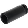 GEDORE Red Inserto per Avvitatore a Impulsi, Chiave a Bussola Avvitatore, 1/2 pollici, 12.5 mm, Esagonale, 22 mm, Inserto Lungo per Avvitatore, Auto e Officina, R63002216