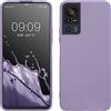 kwmobile Custodia Compatibile con TCL 40 SE Cover - Back Case per Smartphone in Silicone TPU - Protezione Gommata - lavanda lilla