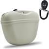 AUDWUD Custodia in Silicone per crocchette per Cani,Contenitore Portatile per l'addestramento Comoda Chiusura con Fibbia Magnetica e Clip in Vita,Senza BPA