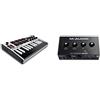 AKAI Professional MPK Mini MK3 White - Tastiera MIDI Controller USB a 25 Note con 8 Drum Pad Retroilluminati, (Nero) & M-Audio M-Track Duo - Interfaccia audio Scheda Audio Esterna USB