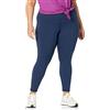 Amazon Essentials Leggings Lunghi Sportivi Modellanti per Allenamento a Vita Media (Disponibili in Taglie Forti) Donna, Blu Marino, S