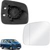 RASHION Vetro Specchietto Retrovisore Compatibile con VW Transporter T5 2003-2009 | Caddy 2004-2015 Riscaldabile Sinistra