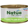 Natua Base Tonno in Jelly per Gatti da 85 gr Gusto Tonnetto con Ricciola