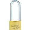 ABUS 268496-75/50HB80 Candado Extra-Classe latón con llave de seguridad 50 mm arco extralargo