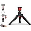 IFOOTAGE Cobra 3 Base, Mini Tripod Tabletop Tripod for Camera,5.9/150mm Leg Length,Adjustable 3 Heights,360°/90° Flexible Head