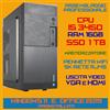 Laser PC COMPUTER PC FISSO CPU INTEL i5-3450 RAM16GB SSD1.0TB DVDRW Win 11/Office 2019