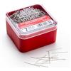 Leone DELL'ERA Spilli Inflex - in acciaio temperato nichelato - Scatola da 250 g., N°7 mm 0,60 x 32