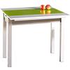 ASTIMESA Tavolo da cucina, metallo, verde, 90 x 50 cm
