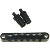 KAISH Tune-O-Matic - Ponte a sella per chitarra Epi Les Paul, SG, Dot, Bigsby, con montanti filettati M8, colore: nero