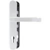 ABUS Maniglia per porta SRG92N W - Maniglia per porte di casa - con maniglia su entrambi i lati - per porte con telaio stretto - bianco