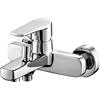 EM Miscelatori Rubinetto Serie Mak per Bagno Lavabo Doccia Bidet Incasso Cromo Lucido Monocomando Acqua Calda Fredda (Miscelatore Vasca)