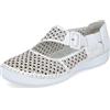 Rieker 52565, Ballerine Donna, Bianco, 39 EU