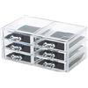 Compactor Bijoux Organizer 6 Cassetti, Polistirene Trasparente, 23.8 x 15 x H. 11 cm, RAN6044