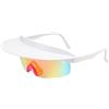 Rayson Occhiali da Sole Ciclismo Antivento Anti-UV400 Sport All'aria Occhiali per Uomo Donna Accessori per Bici MTB Golf Pesca(Bianco)