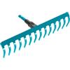 Gardena Rastrello combisystem: Rastrello a 14 denti, accessorio per la raccolta, il diserbo e la lavorazione del terreno, larghezza 36 cm (3178-20)