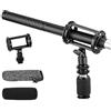 Boya Microfono XLR Shotgun BY-BM6060, microfono a condensatore super cardioide con alimentazione phantom 24 48 V per fotocamera, videocamera, interviste, programmi TV, registrazione, podcast