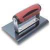 Marshalltown Frattazzo per bordi Marshalltown in acciaio blu con impugnatura Durasoft, per arrotondare il calcestruzzo, raggio: 10 mm, labbro 13 mm, dimensioni della frattazzo: 152x102 mm