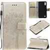 Fatcatparadise Cover per Samsung Galaxy A10/M10, Custodia Samsung A10/M10, Custodia Portafoglio a Libro in Pelle Flip Cover e TPU Silicone con Funzione Supporto Chiusura Magnetica (Oro)