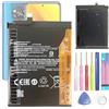 Aousavo BN57, batteria di ricambio compatibile con Xiaomi Poco X3 NFC M2007J20CG, M2007J20CT con kit di attrezzi