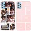 ZhuoFan Cover Personalizzata per Samsung Galaxy A52 (5G)/A52 4G/A52s 5G 6,5, Personalizzato Custodia con Foto Immagine Custom Case, Aesthetic Rosa Silicone Antiurto Personalizzabili Custodie