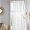 Drift Home - Kayla - Pannello in voile con fessura superiore - 140 x 122 cm in bianco
