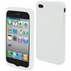 Muvit iPhone4G Rubber Case White Bianco
