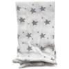 Tubolare Bianco con Stelline Grigie
