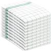 SAMMARA x 10 Strofinacci Cucina, Canovacci da Cucina Molto Assorbente e Facilmente Lavabile, Asciugapiatti da Cucina Taglia 70 x 50 cm, Strofinacci Cucina Spunga 100% Cotone, Colore Verde
